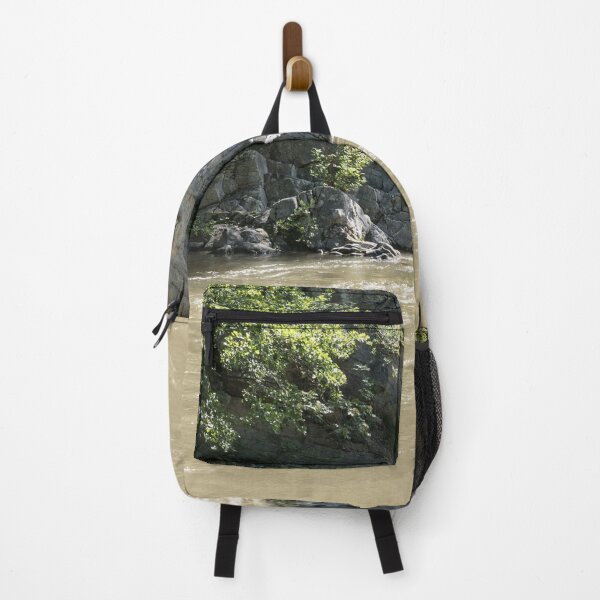 Item preview, Tranquil River Scene with Rocky Cliff designed and sold by Georgia Mizuleva.