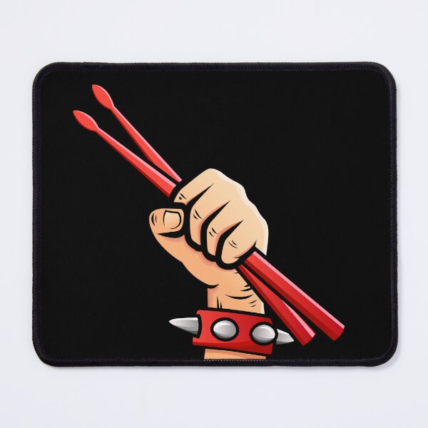 Item preview, Drummer fist holding drumsticks designed and sold by criptart.