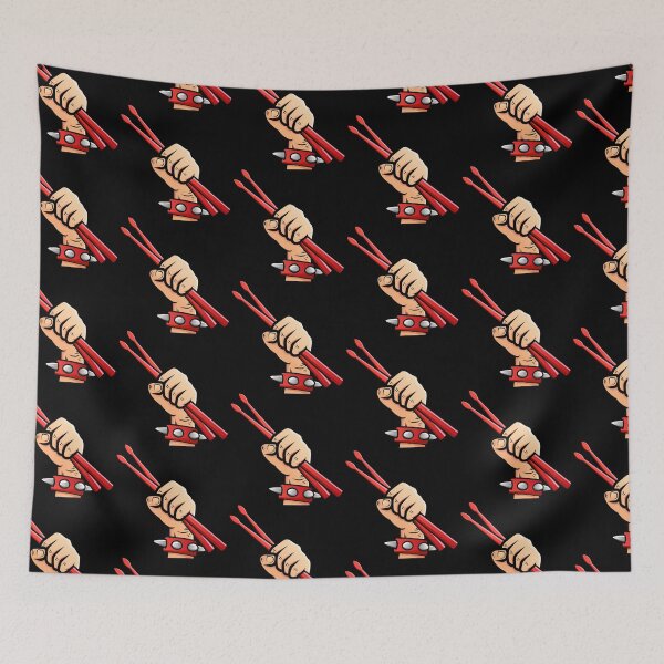 Item preview, Drummer fist holding drumsticks designed and sold by criptart.