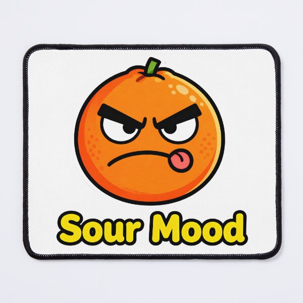 Item preview, Funny calamansi illustration Sour Mood designed and sold by Uglyandcute.