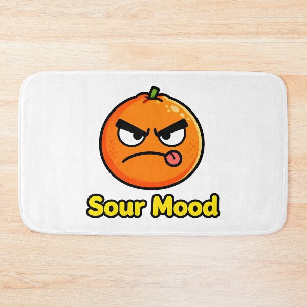 Item preview, Funny calamansi illustration Sour Mood designed and sold by Uglyandcute.