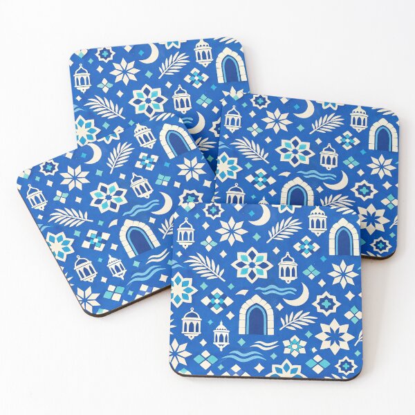 Item preview, Tangier Morocco Blue & White Pattern designed and sold by Myra365Art.