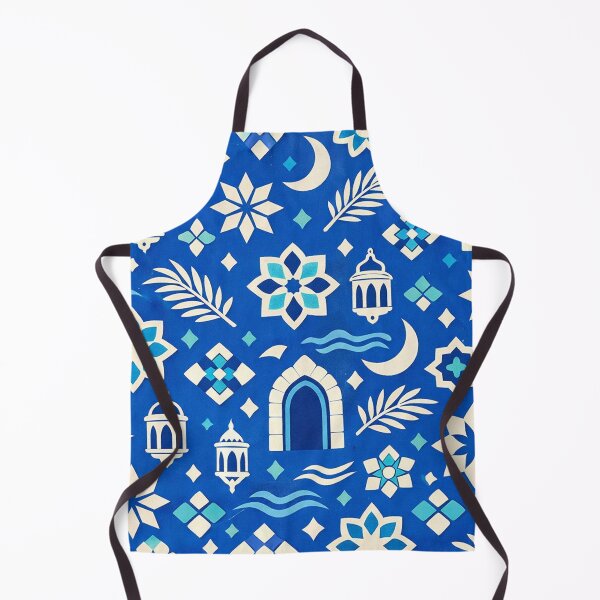 Item preview, Tangier Morocco Blue & White Pattern designed and sold by Myra365Art.
