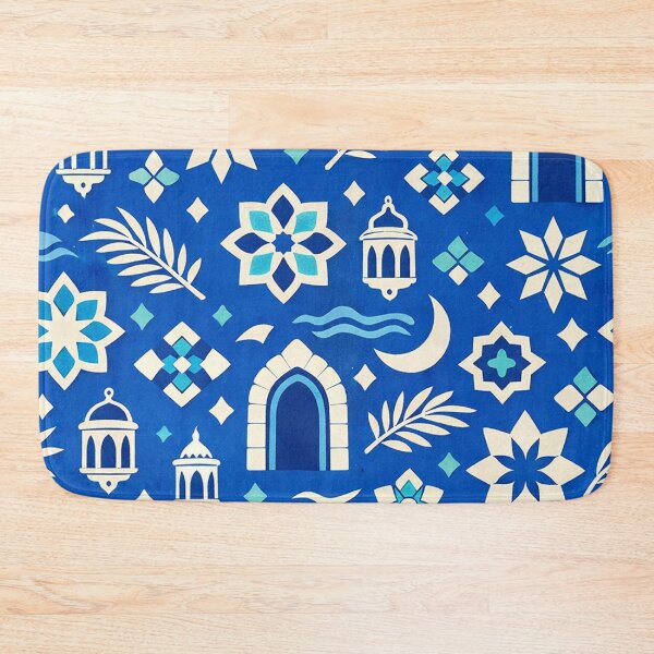 Item preview, Tangier Morocco Blue & White Pattern designed and sold by Myra365Art.