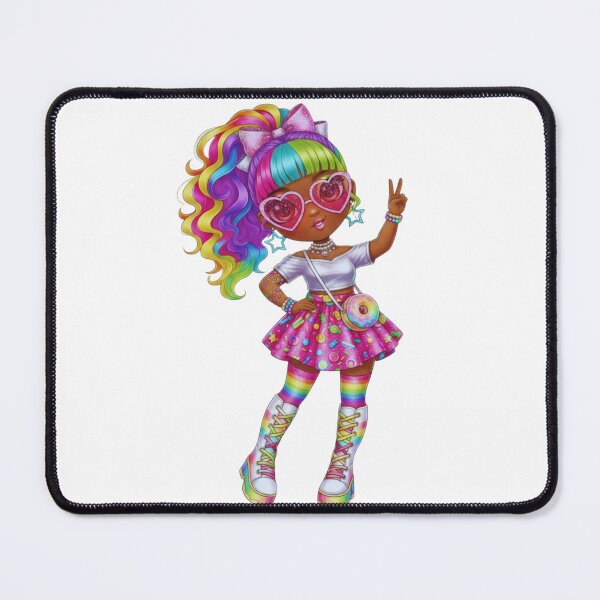 Item preview, Sweet Candy Dreamer – Rainbow Hair & Donut Fashion Doll designed and sold by DevineBeauty.