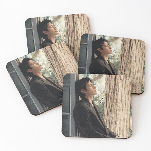 Item preview, Hudson Williams lost in thought at the window (fan art) designed and sold by PopCultureAndStuff.