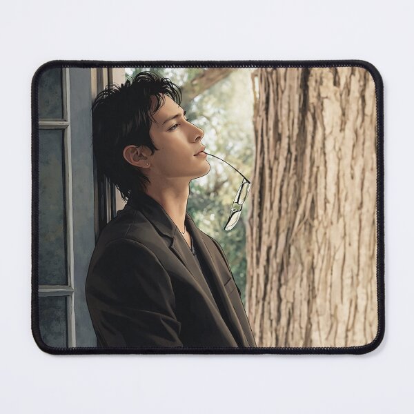 Item preview, Hudson Williams lost in thought at the window (fan art) designed and sold by PopCultureAndStuff.