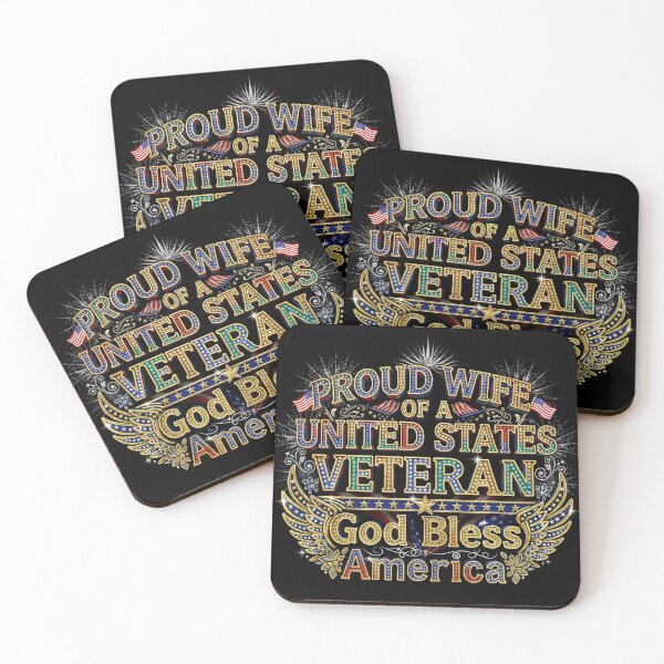 Item preview, Proud Wife of a US Veteran Patriotic Graphic designed and sold by JamesLimborg.