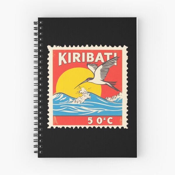 Item preview, Vintage Kiribati Postage Stamp Art - Frigatebird & Rising Sun designed and sold by tiigerdad.
