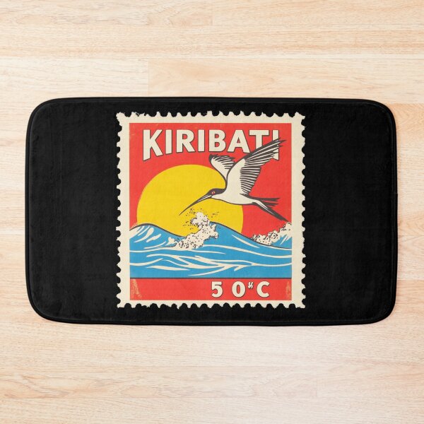 Item preview, Vintage Kiribati Postage Stamp Art - Frigatebird & Rising Sun designed and sold by tiigerdad.