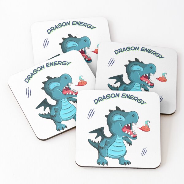 Aperçu de l'œuvre Adorable illustration de dragon crachant des flammes créée et vendue par Kari2023.