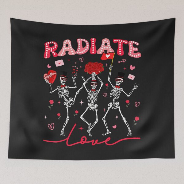 Item preview, Radiology Radiate Hearts Skeleton designed and sold by rskybohty25.