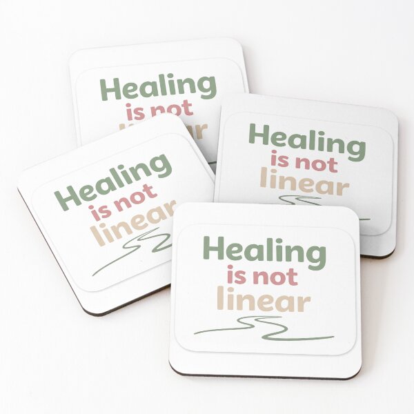 Item preview, Healing Is Not Linear Minimalist Mental Health  designed and sold by goodcrystals.