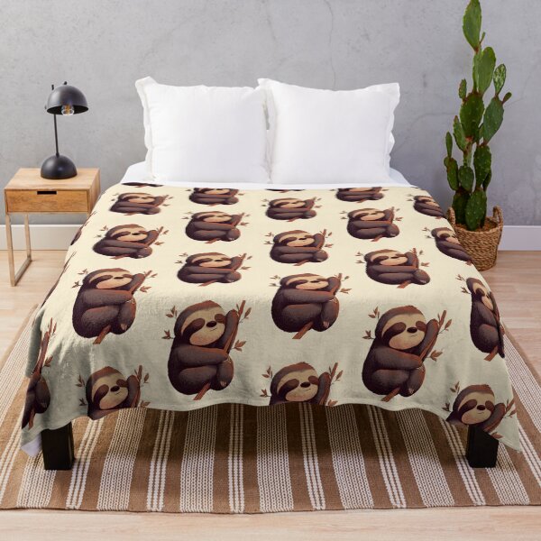Item preview, Sleeping Sloth – Cute Cozy Animal Illustration designed and sold by Meiersbeste.