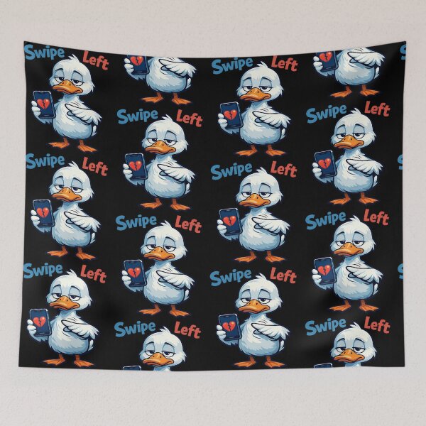 Item preview, Swipe Left Funny Dating Duck Design designed and sold by TeeTimeTreasure.