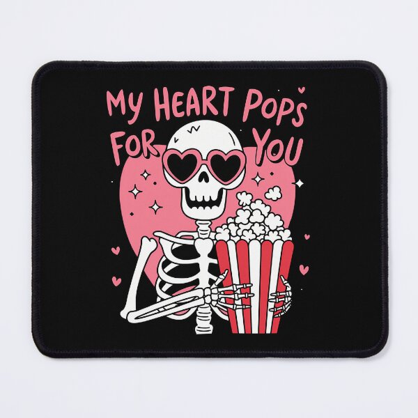 Item preview, My Heart Pops for You Skeleton Popcorn designed and sold by rskybohty25.