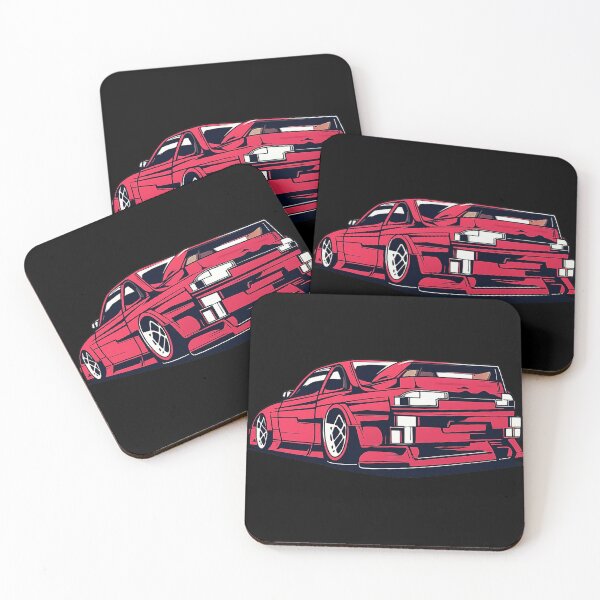 Item preview, Low Ride Red Drift Car Illustration designed and sold by Motiva100.