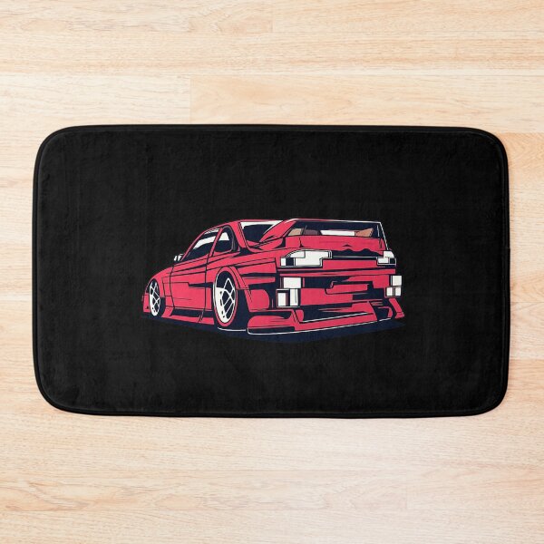 Item preview, Low Ride Red Drift Car Illustration designed and sold by Motiva100.