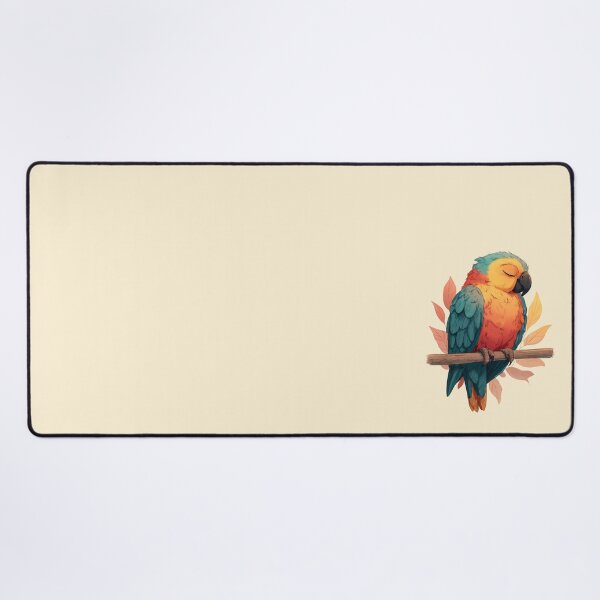 Item preview, Sleeping little parrot – Cute bird cartoon illustration designed and sold by Meiersbeste.