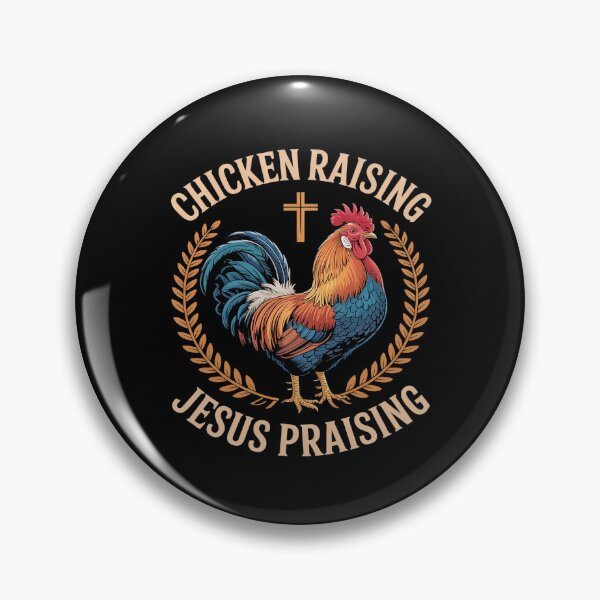 Item preview, Chicken Raising & Jesus Praising  designed and sold by MarryIsMonth.
