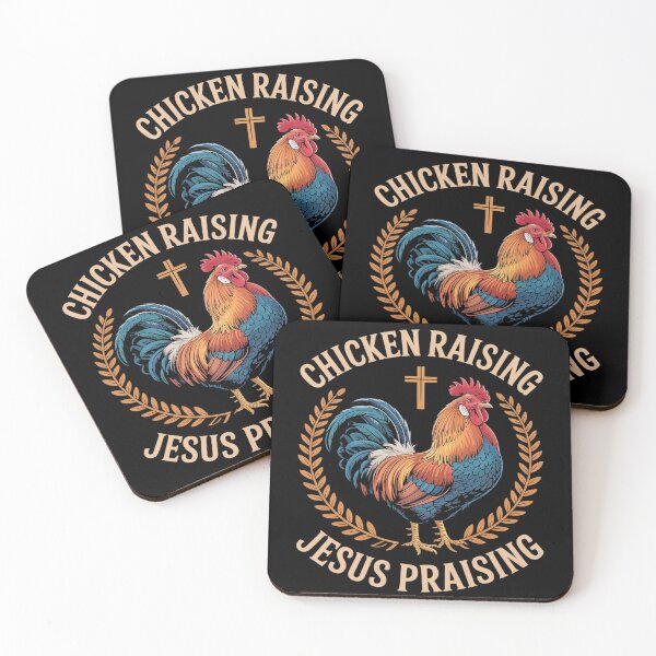 Item preview, Chicken Raising & Jesus Praising  designed and sold by MarryIsMonth.