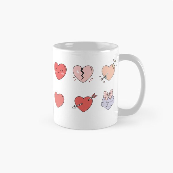 Item preview, Cute Heart Sticker Pack – 6 Romantic Love Hearts | Valentine Aesthetic Stickers designed and sold by Fandom Universe.