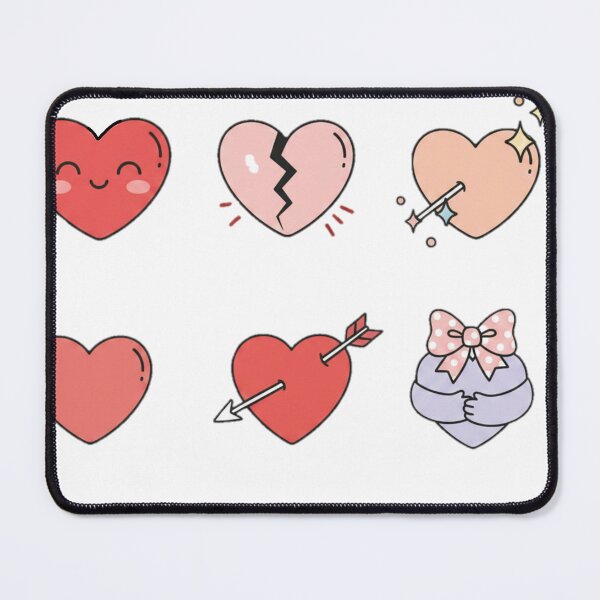 Item preview, Cute Heart Sticker Pack – 6 Romantic Love Hearts | Valentine Aesthetic Stickers designed and sold by Fandom Universe.