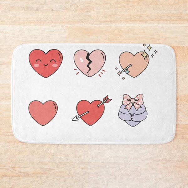 Item preview, Cute Heart Sticker Pack – 6 Romantic Love Hearts | Valentine Aesthetic Stickers designed and sold by Fandom Universe.