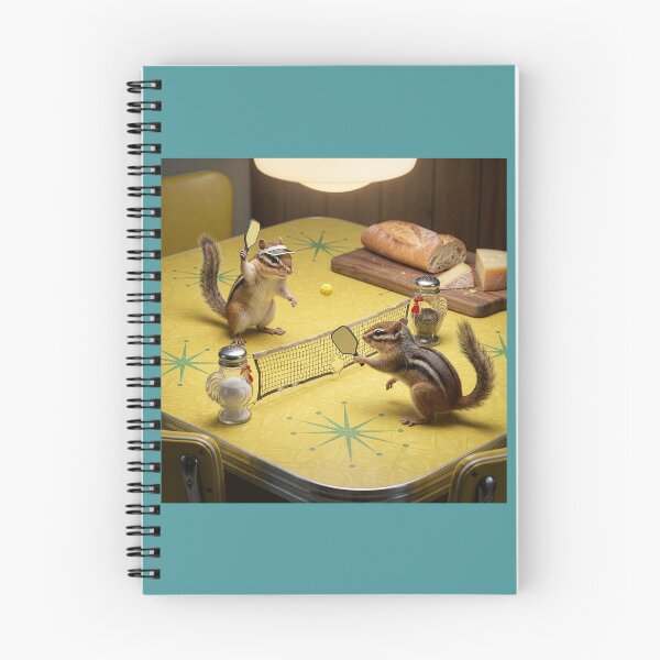 Item preview, Chipmunks Play Pickleball on Kitchen Table designed and sold by Tridentulus.