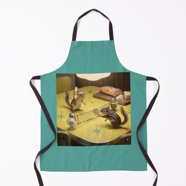 Item preview, Chipmunks Play Pickleball on Kitchen Table designed and sold by Tridentulus.