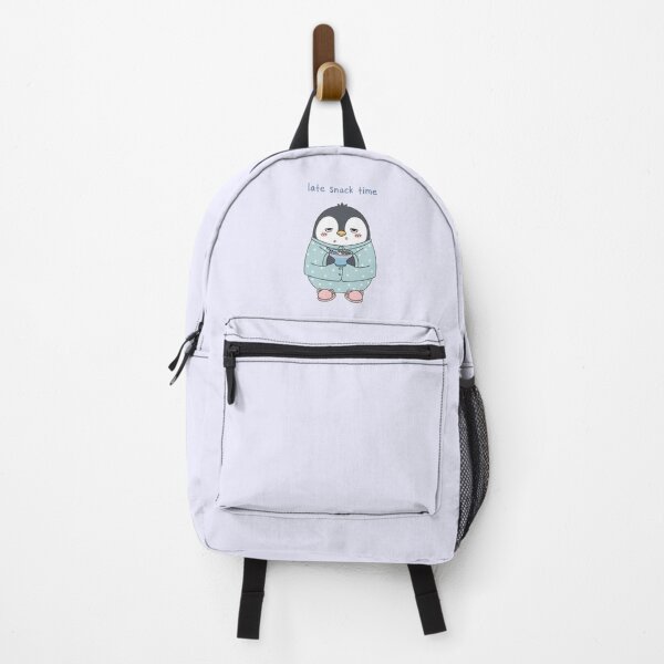 Item preview, Late Snack Time Cute Penguin Sticker | Cozy Night Owl Pastel Meme Art designed and sold by Moon's Arts.