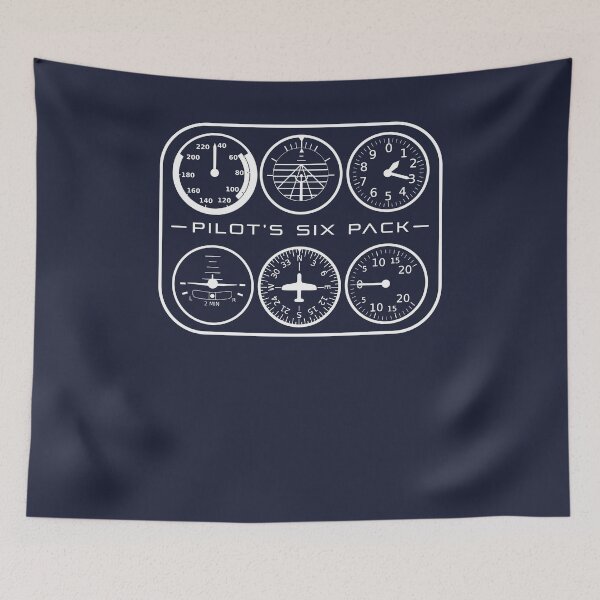Item preview, Pilot's Six Pack | Flight Instruments Aviation designed and sold by melsens.