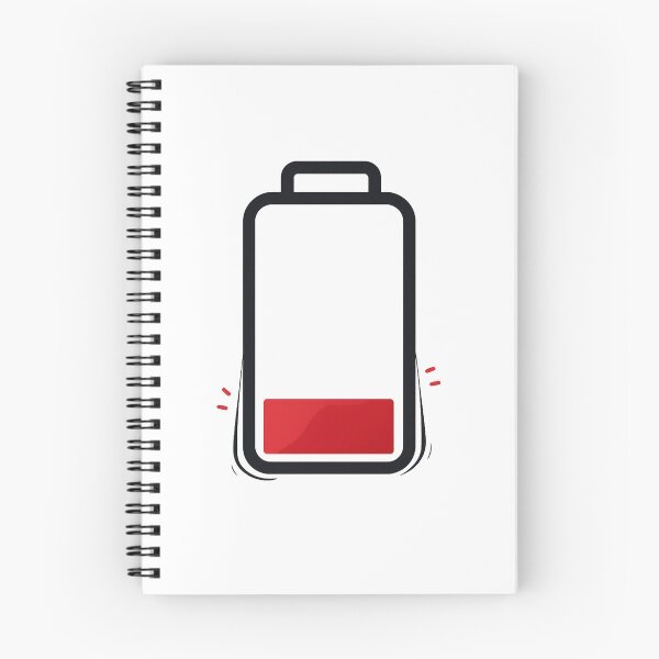 Item preview, Low Battery Warning Illustration designed and sold by Motiva100.