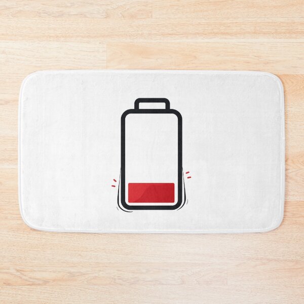 Item preview, Low Battery Warning Illustration designed and sold by Motiva100.