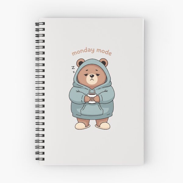 Item preview, Sleepy Bear Monday Mode Funny Work Meme designed and sold by Moon's Arts.