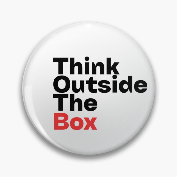 Item preview, Think outside the box designed and sold by tedrify.