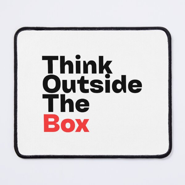 Item preview, Think outside the box designed and sold by tedrify.