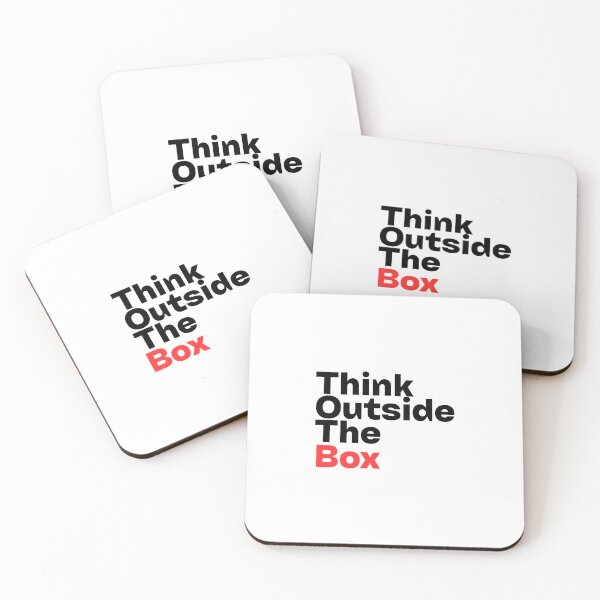 Item preview, Think outside the box designed and sold by tedrify.