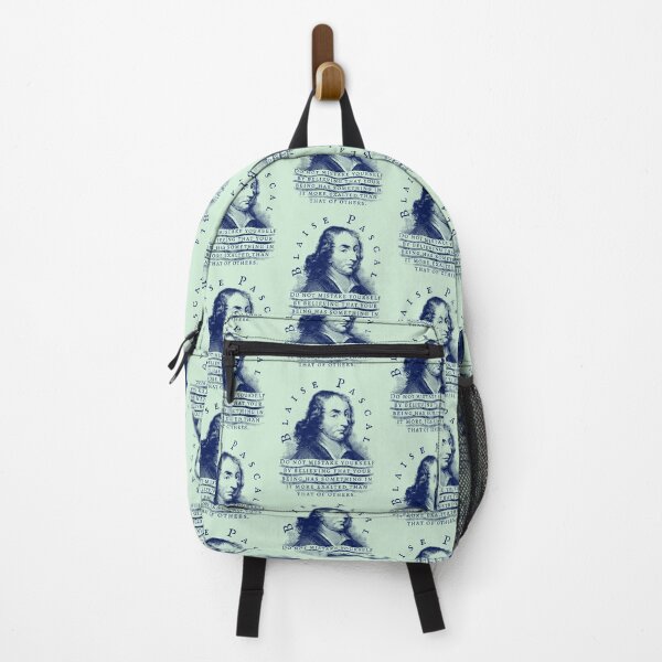 Item preview, Blaise Pascal quote: Do not mistake yourself by believing that your being has something in it more exalted than that of others. designed and sold by artbleed.