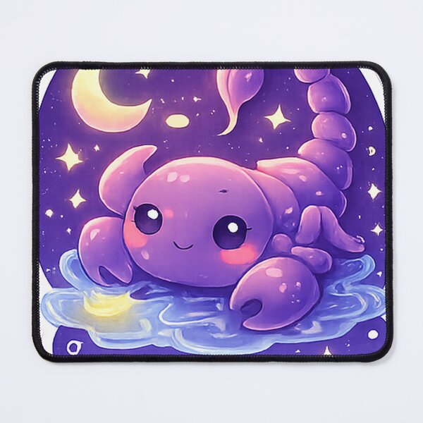 Item preview, Cute Scorpio Zodiac Sticker – Kawaii Astrology Gift for Scorpio Personality designed and sold by AmRishi.