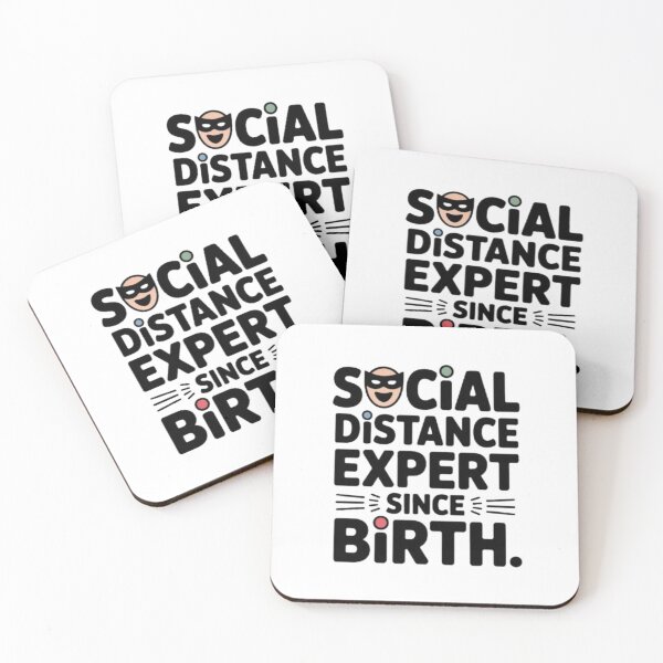 Item preview, Social Distance Expert Quote designed and sold by SnickerStation.