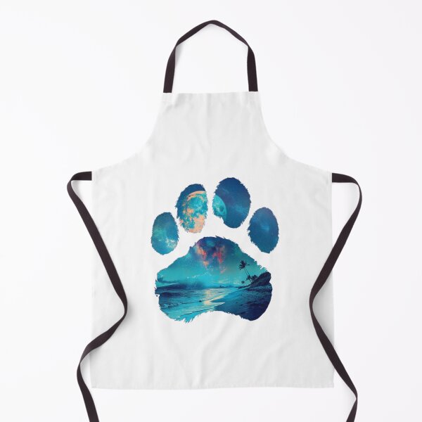 Item preview, Tropical Paw Print – Moonlight Edition designed and sold by luckyilio.