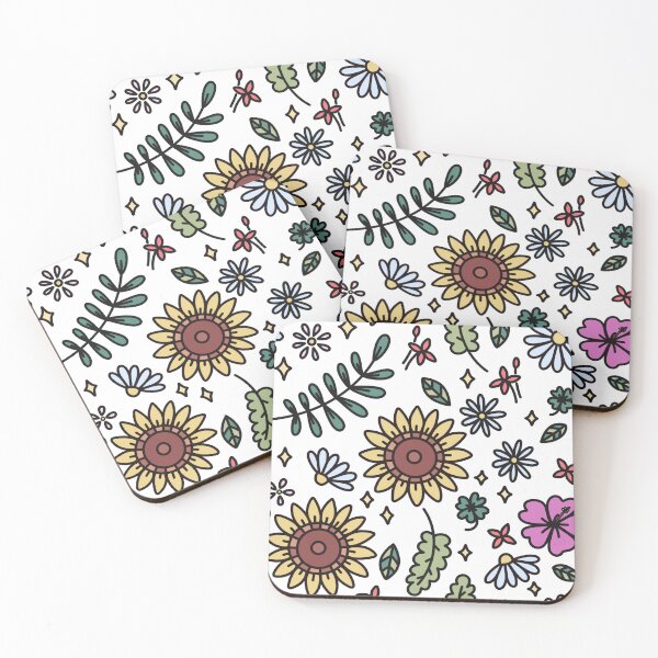 Item preview, Colorful flowers and stars designed and sold by Marionalas2.