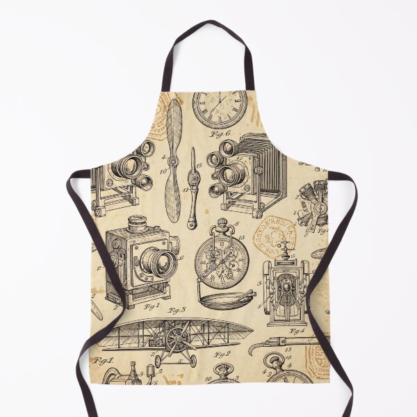 Item preview, Vintage Inventor Sketches designed and sold by Kaleidoscope Print.