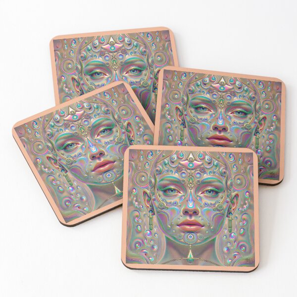 Item preview, Cosmic Embossed Echoes Macro Portrait designed and sold by LyquidAbyss.