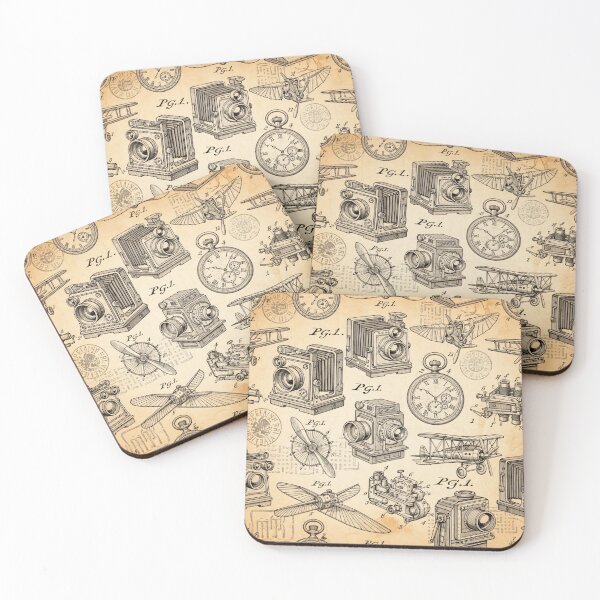Item preview, Antique Camera Blueprint designed and sold by Kaleidoscope Print.