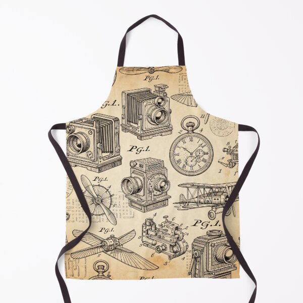 Item preview, Antique Camera Blueprint designed and sold by Kaleidoscope Print.