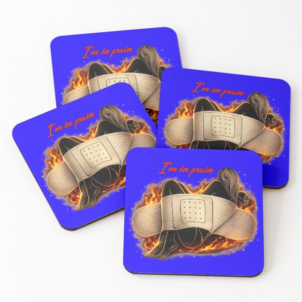 Item preview, I’m in Pain – Emotional Healing Art | Bandage Heart Illustration designed and sold by hdraHdra.