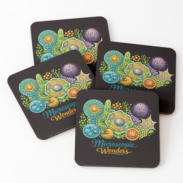 Item preview, Microscopic Wonders – Cellular Flora Art (Transparent Background) designed and sold by Tadeusz1.