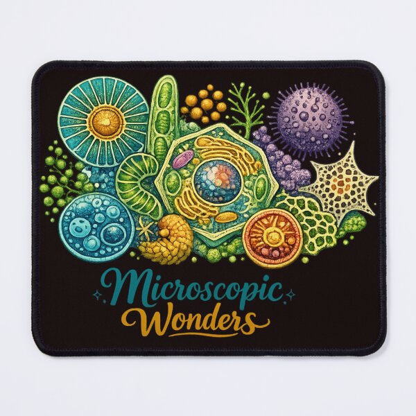 Item preview, Microscopic Wonders – Cellular Flora Art (Transparent Background) designed and sold by Tadeusz1.